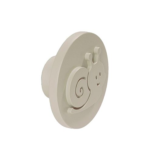 Puxador Infantil Coin Caracol 55mm Fieno Zen