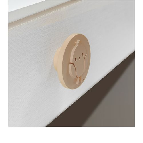 Puxador Infantil Coin Piupiu 55mm Damasco Zen
