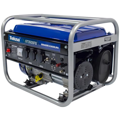 Gerador a Gasolina GT3500AW Bivolt 3100W 4 Tempos Tanque 15L Tekna