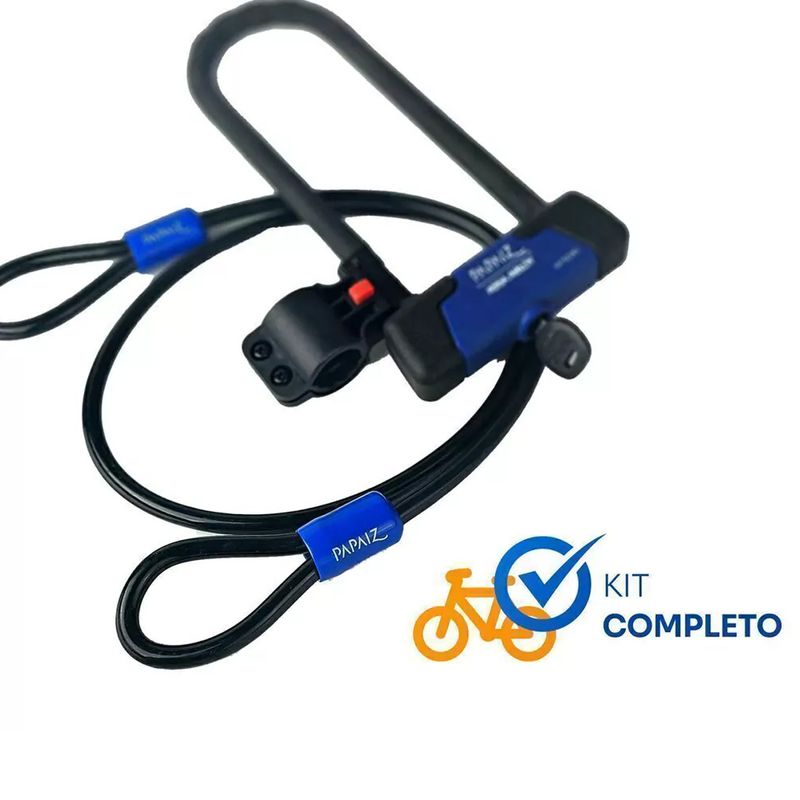 Cadeado Trava Tipo U-Lock Com Cabo para Bicicleta e Moto Papaiz 80814_02.jpg