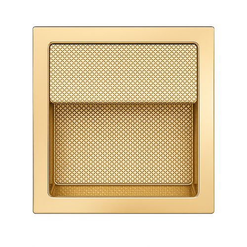 Puxador Udine 98x98mm Gold Zen