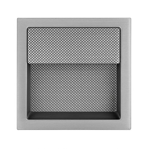 Puxador Udine 98x98mm Cromo Escovado Zen