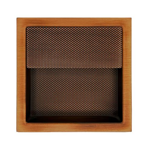 Puxador Udine 98x98mm Vecchio Cobre Zen