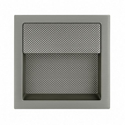 Puxador Udine 98x98mm Níquel Velho Zen