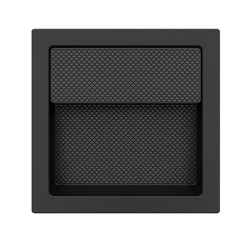 Puxador Udine 98x98mm Preto Zen