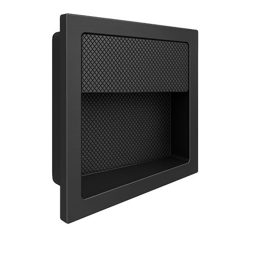 Puxador Udine 98x98mm Preto Zen