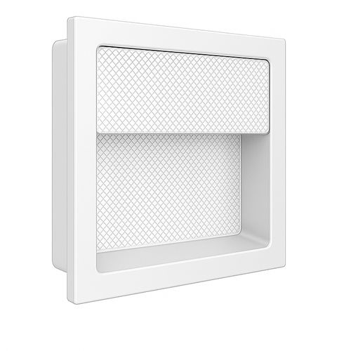 Puxador Udine 98x98mm Branco Zen