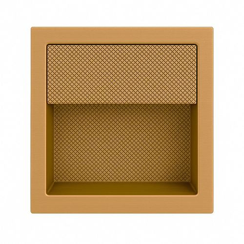 Puxador Udine 98x98mm Dourado Matte Zen