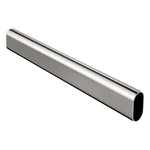 Tubo Cabideiro Oval 3 Metros 1110 3b Cromado Metalnox