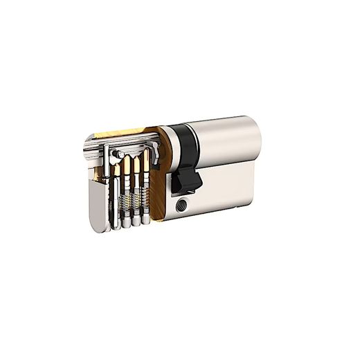 Cilindro Perfil Euro Duplo Startec 80mm Escovado Hafele