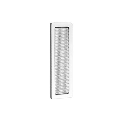 Puxador Piano de Embutir Pequeno Branco Zen