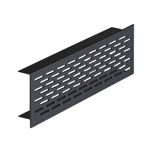 Grade de Ventilação 500mm Acabamento Preto Fosco Metal Desing
