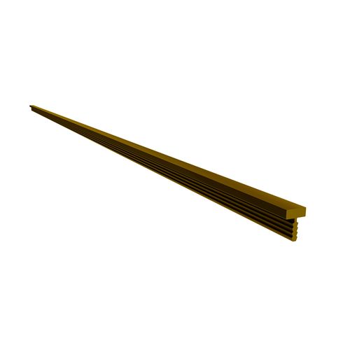 Perfil Sapateira Fitto RM-276 Champagne Baixo 800x30mm Rometal