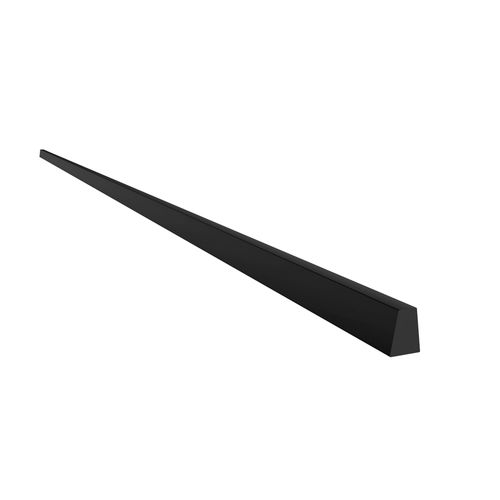 Perfil Sapateira Fitto Sobrepor Preto 800x30mm Rometal