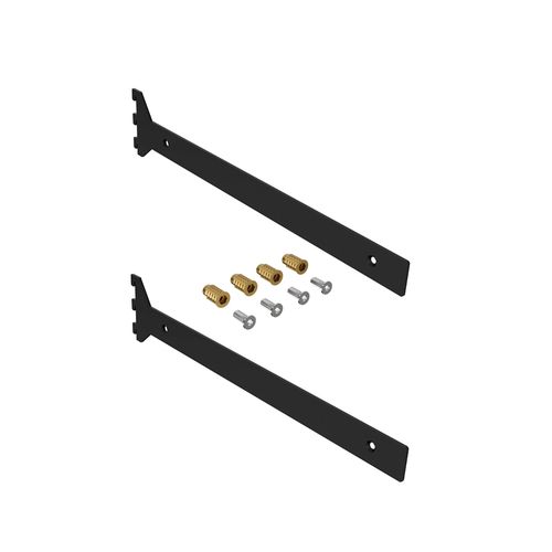 Suporte para Prateleira Fitto Preto 450x36mm Rometal