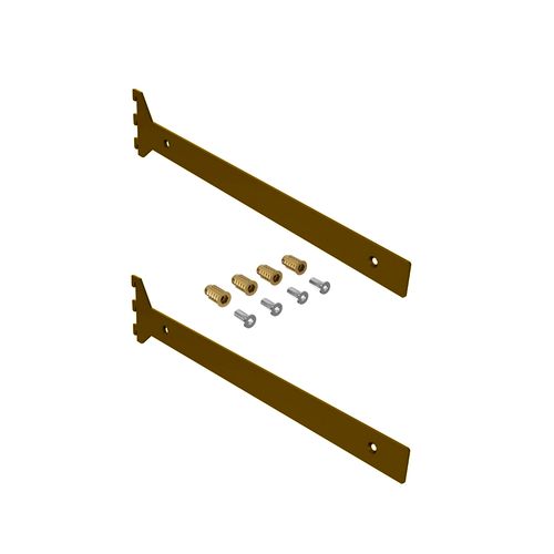 Suporte para Prateleira Fitto Champagne 450x36mm Rometal