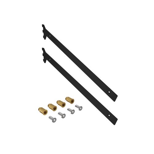 Suporte para Sapateira Fitto Preto 450x36mm Rometal