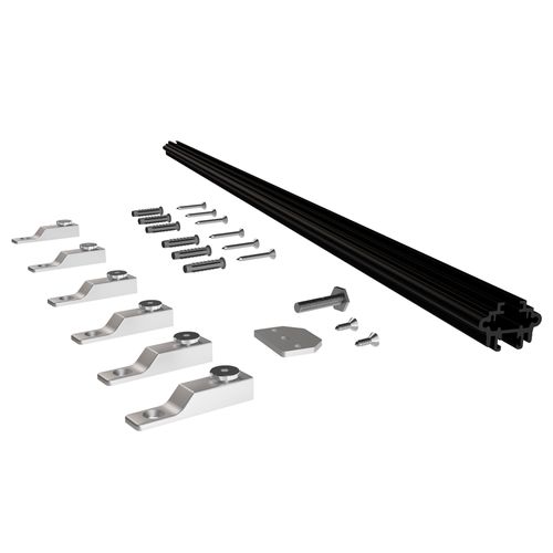 Coluna Sobreposta Fitto RMS-036 Preto 3 Metros Rometal