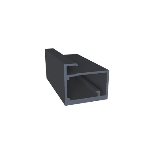 Perfil Porta Sirius RM-355 Preto com 3 Metros Rometal