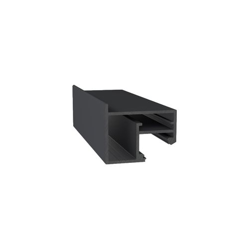 Perfil Prateleira Sirius RM-345 Preto com 3 Metros Rometal