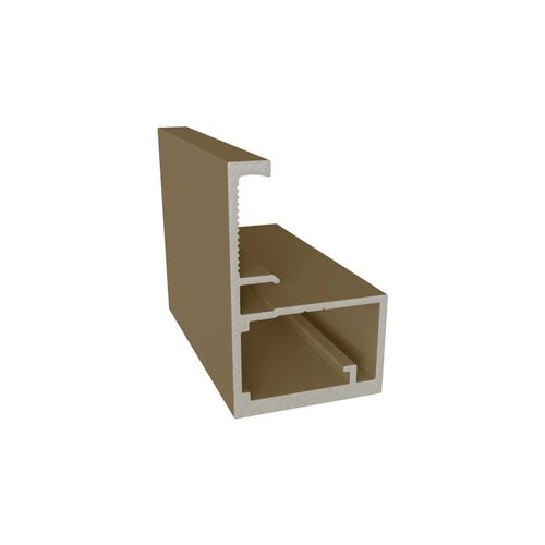 Perfil Porta Sirius RM-356 Champagne 1001 com 3 Metros Rometal