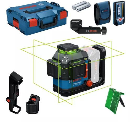 Nivelador a Laser de Chão GLL 18V-120-33 CG Professional com 2 Pilhas 360 Bosch