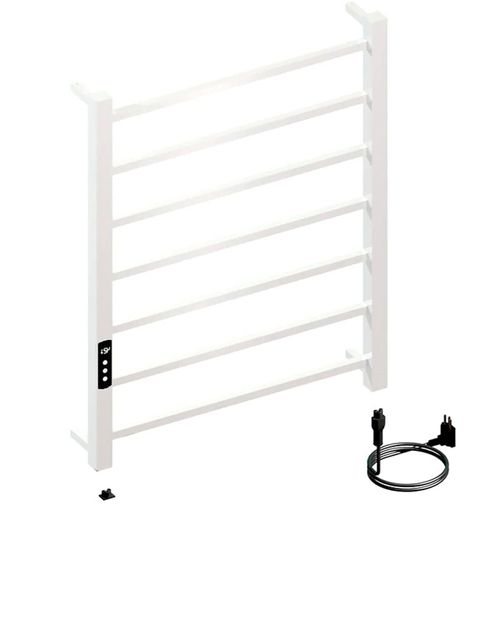 Toalheiro Térmico Quada Digital Bivolt Grande Branco Metalworks