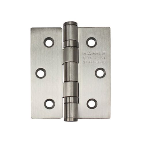 Dobradiça com Rolamento 3x2.5mm Reta Inox Fosca Hafele