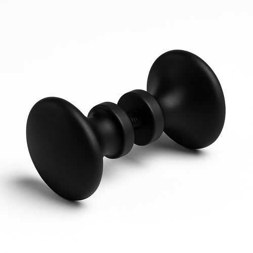 Puxador Cup Duplo Preto Zen