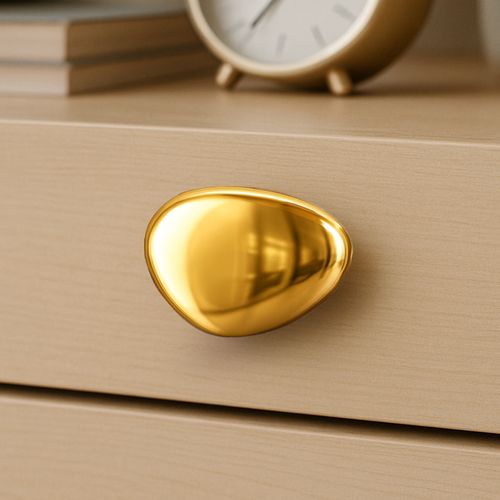 Puxador Seixo Grande Gold Zen