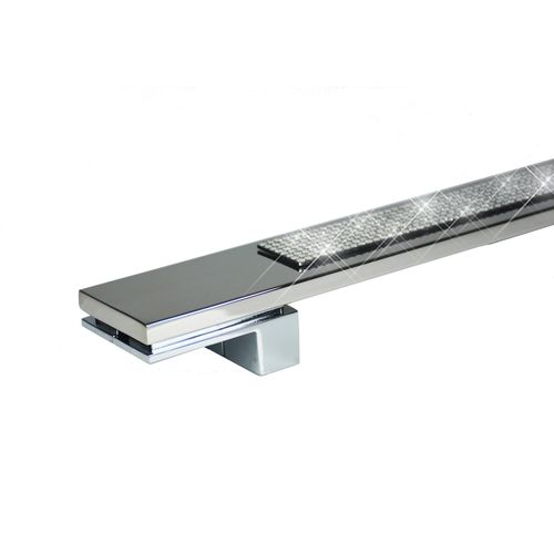Puxador Big Living Duplo Diamond 1500mm Cromado Zen