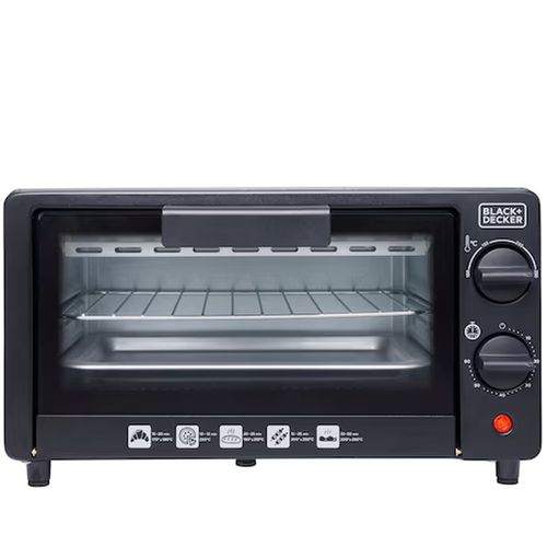 Forno Elétrico FT9N 127V 800W Timer 9Litros Vidro Temperado Black&Decker
