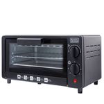 Forno Eletrico FT9N 220V 800W Timer 9Litros Vidro Temperado Black-Decker  81734_0