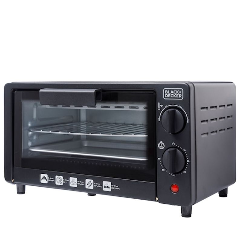 Forno Eletrico FT9N 220V 800W Timer 9Litros Vidro Temperado Black-Decker  81734_0