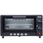 Forno Eletrico FT9N 220V 800W Timer 9Litros Vidro Temperado Black-Decker 81734_01
