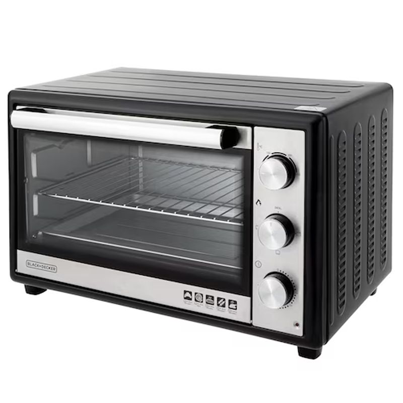 Forno Eletrico FT46 127V 1600W Timer 60 min Porta de Vidro Black-Decker 81737_0