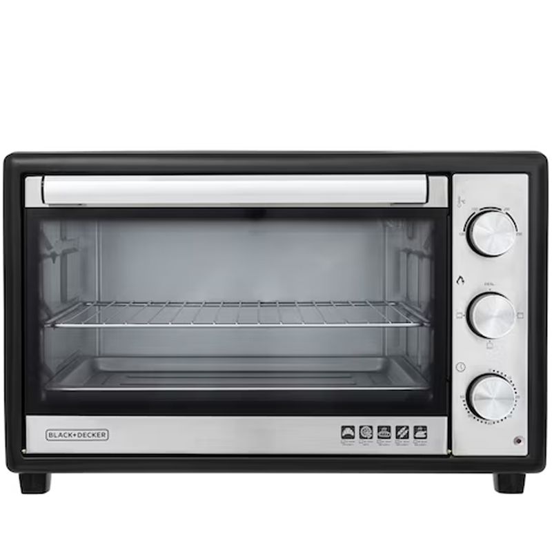 Forno Eletrico FT46 127V 1600W Timer 60 min Porta de Vidro Black-Decker 81737_01