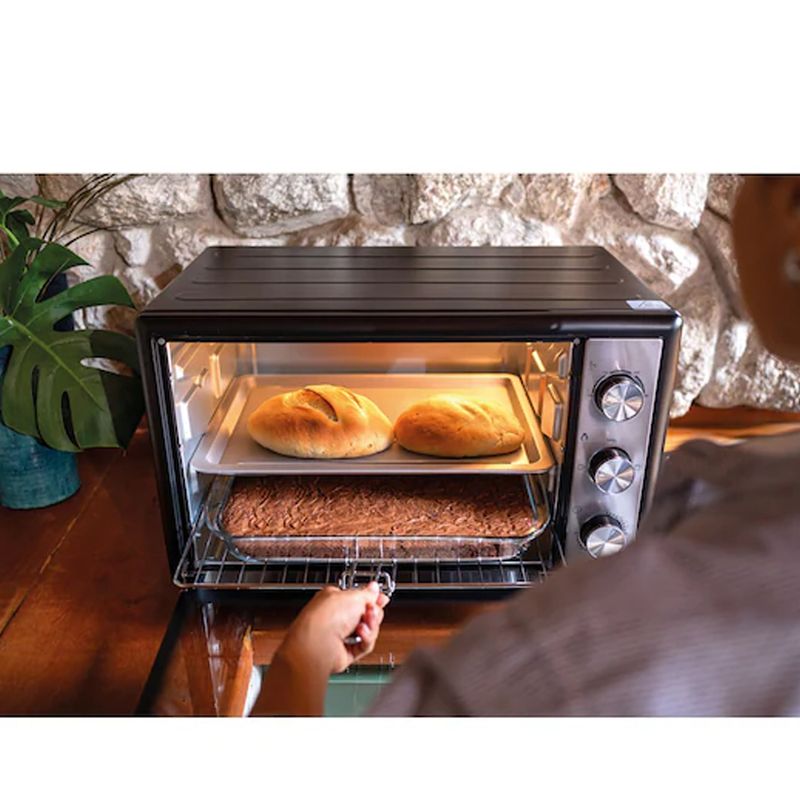 Forno Eletrico FT46 127V 1600W Timer 60 min Porta de Vidro Black-Decker 81737_04