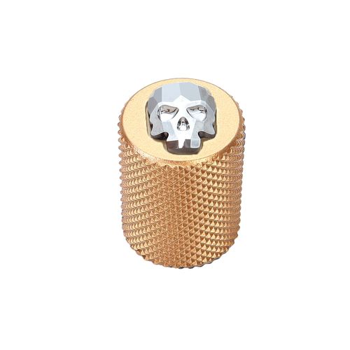 Puxador Bali Granado Skull Dourado Matte Zen