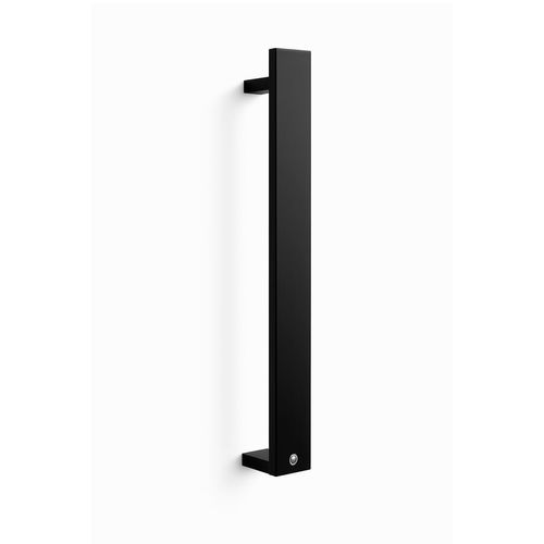 Toalheiro Térmico Jade Vertical Preto Fosco Metalworks