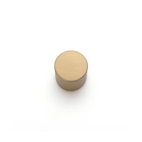 Puxador Rádio 16mm Dourado Matte Zen