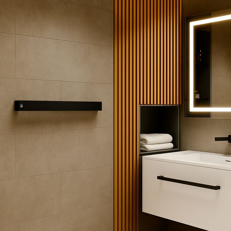 Toalheiro-Termico-Jade-Horizontal-Preto-Fosco-Metalworks-banheiro