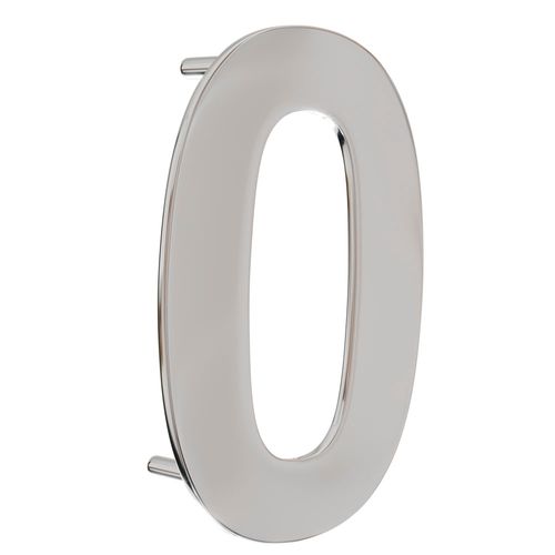 Numero Residencial 0 156mm Inox Polido Italy Line