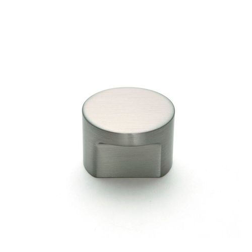 Puxador Rádio 27mm Cromo Escovado Zen