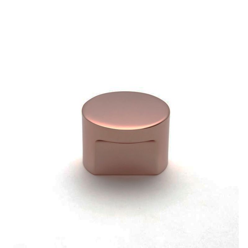 Puxador Radio Grande 27mm Rose Escovado Zen 52034_0