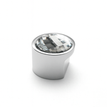 Puxador Radio 38mm Diamond com Cromado Zen