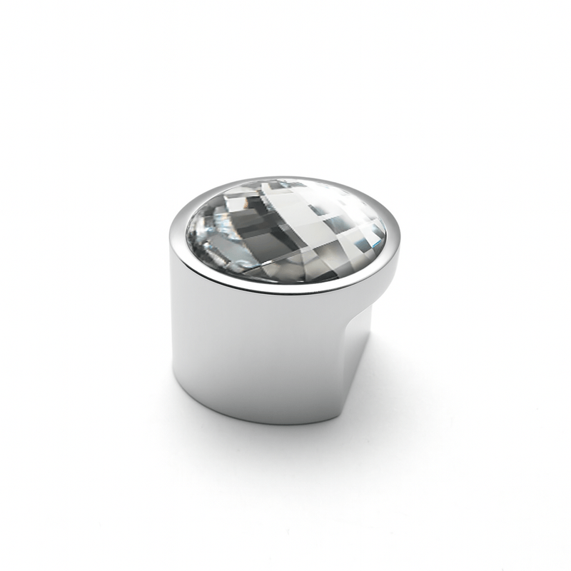 Puxador Radio 38mm Diamond com Cromado Zen