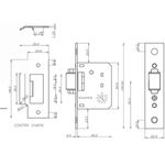 Fechadura Rolete 4005 Auxiliar Inox Polido Arouca 42191_02