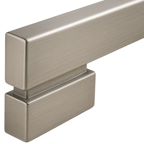 Puxador Moma Duplo 300mm Níquel Escovado Zen
