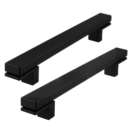 Puxador Living Duplo 500mm Preto Zen